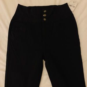 Skinny high waisted black jeans size 30